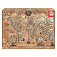 Rompecabezas Mapamundi 1000 piezas